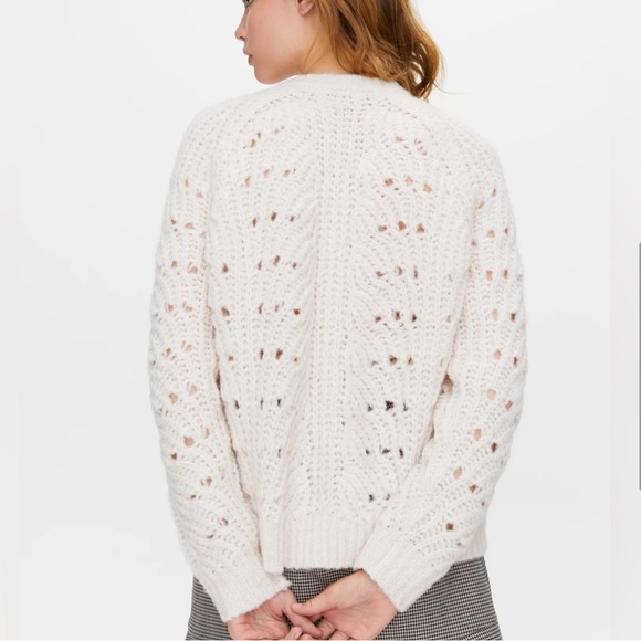 Aritzia Little Moon Rosella Sweater Pearl Button - Picture 3 of 11